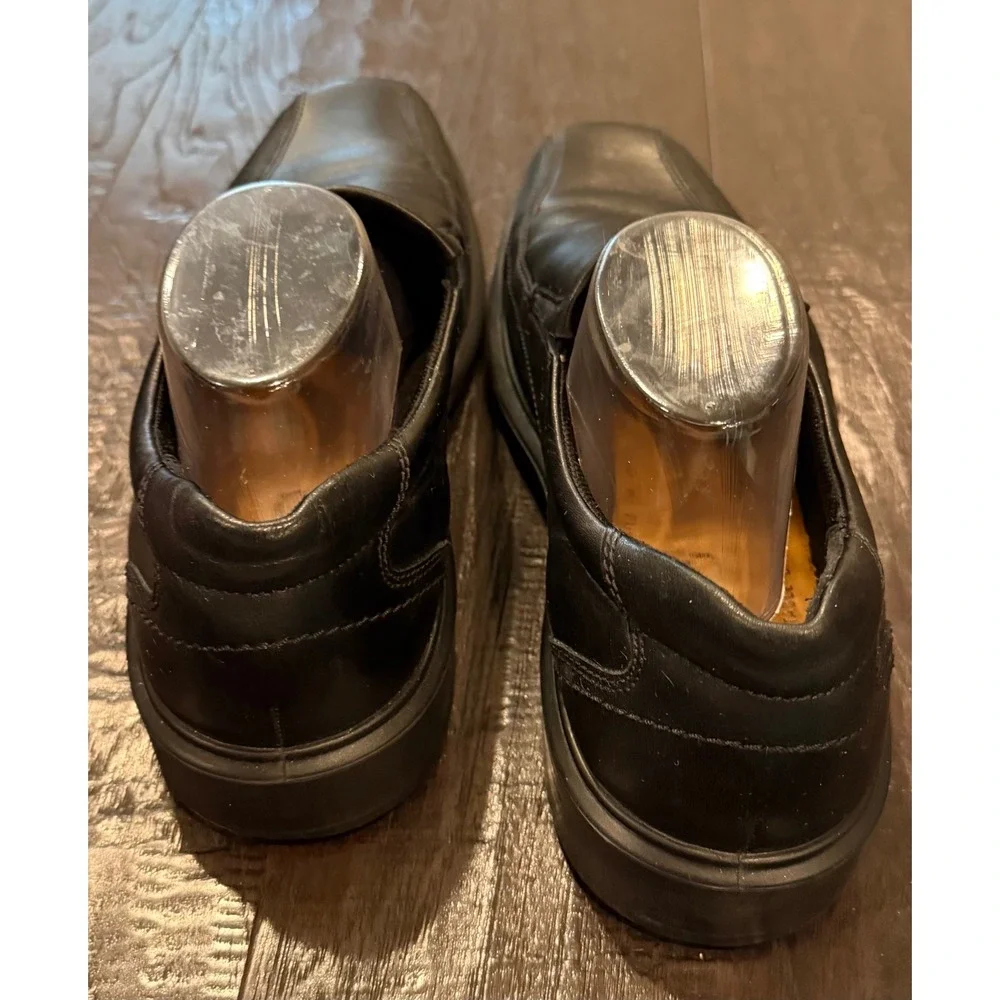 ECCO EU 43 US 9-9.5 Helsinki 2 Slip On‎ Loafers Black Leather Dress Shoes